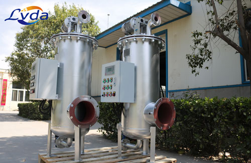 全自动刷式过滤器工作道理动画展示